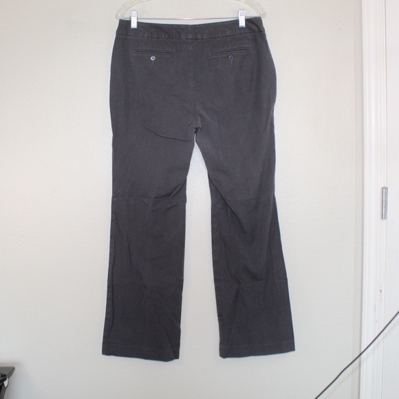 Gap Dark Grey Aubrey Stretch Wide Legged Business Pants — Size 10R - Picture 6 of 11